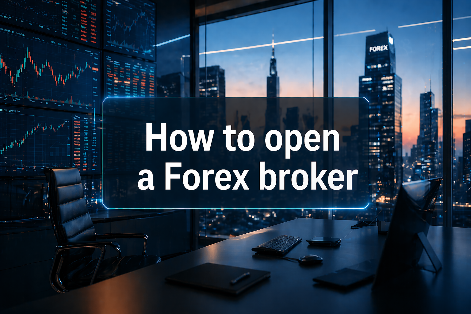 How to Open a Forex Broker
